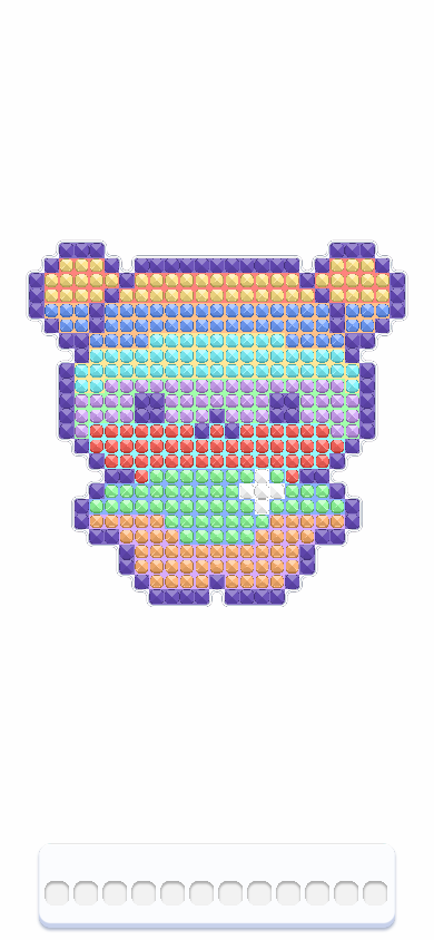 Pixel Beads · Actual game screen
